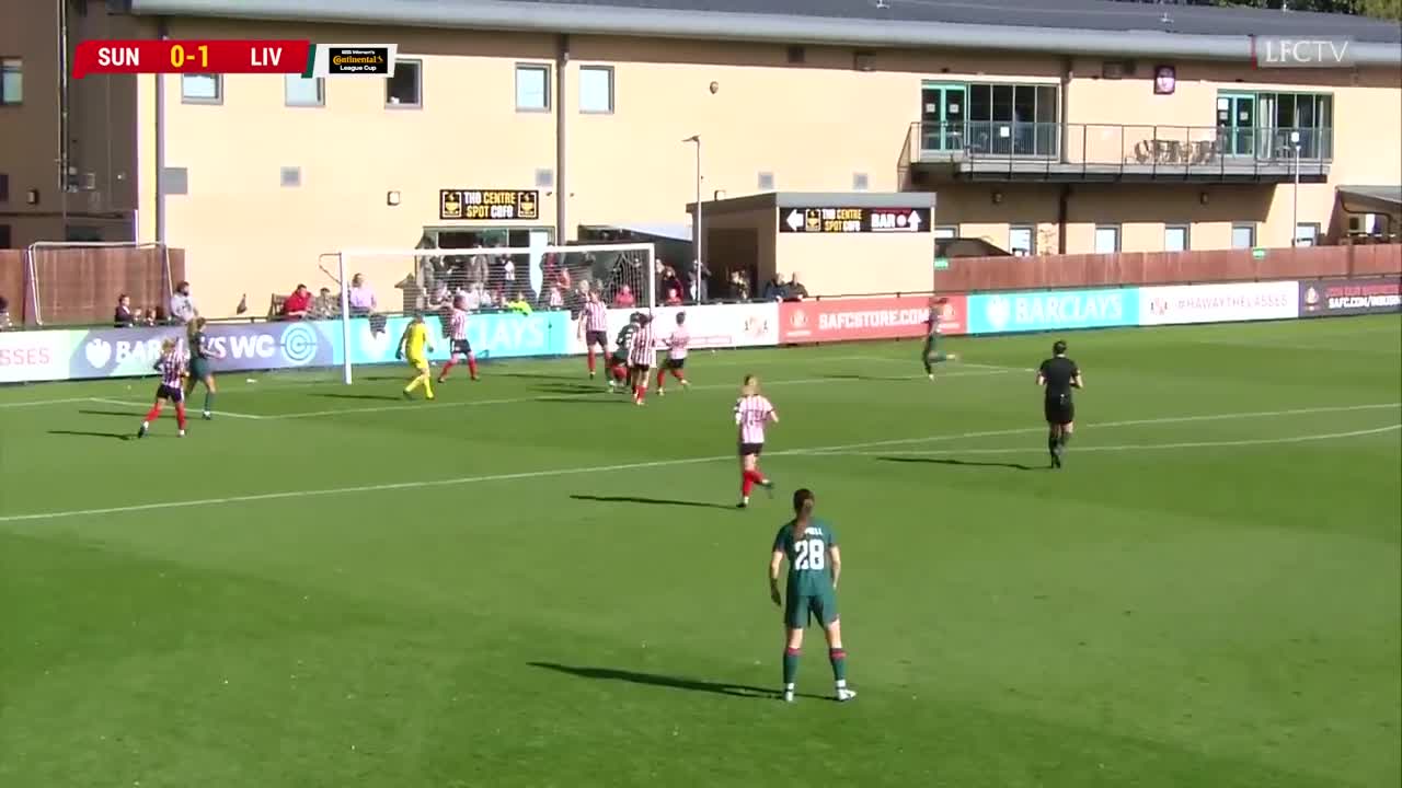 HIGHLIGHTS_ Sunderland 0-1 Liverpool FC Women _ Campbell free-kick wins it