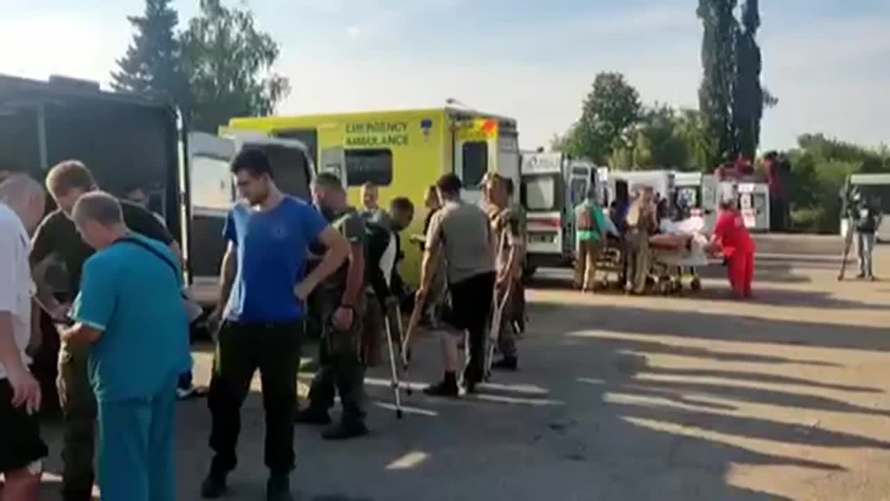 The Central Intelligence Agency has released a video of Ukrainian servicemen released from Russian