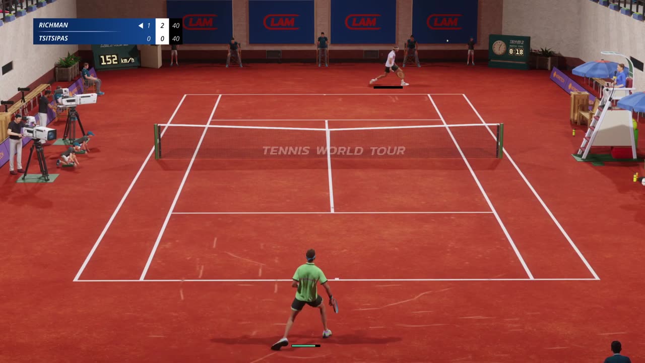 Tennis World Tour 2 PS5 Federer vs Nadal Realistic Gameplay Court Level