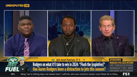 UNDISPUTED Skip Bayless reacts Rodgers on what it'll take to win in 2024 Flush the expletive