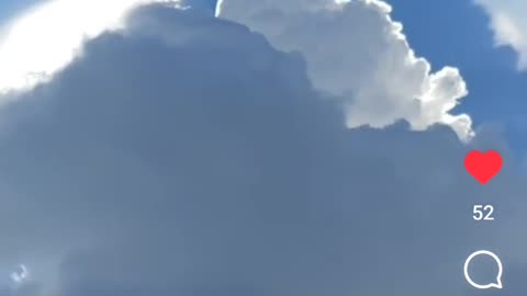 Strange Shadow Observed Above The Clouds