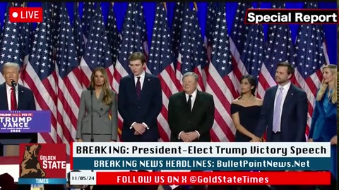 Golden State Times-BREAKING: President-Elect Trump EXPLOSIVE Victory Speech