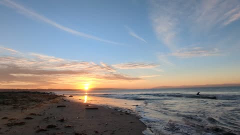 Bright Sunrise on the Coast