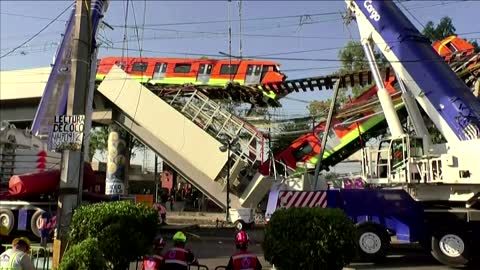 Mexico promises answers after train collapse