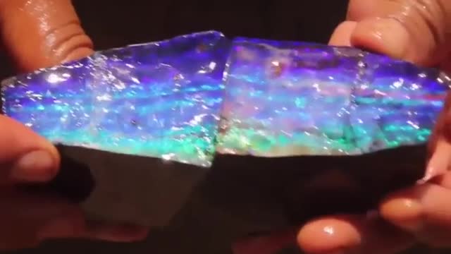 What Does An Opal Stone Look Like Inside. | Interesting Facts #Shorts #topchannel