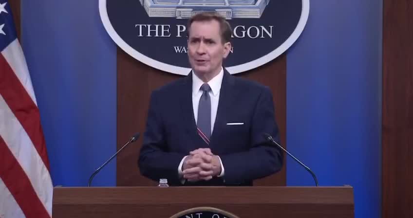 Pentagon Press Sec John Kirby was asked who the targets of the ISIS-K air strike