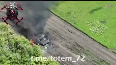 🔥 Detonation of Russian tank ammo as a result of FPV drone attack,