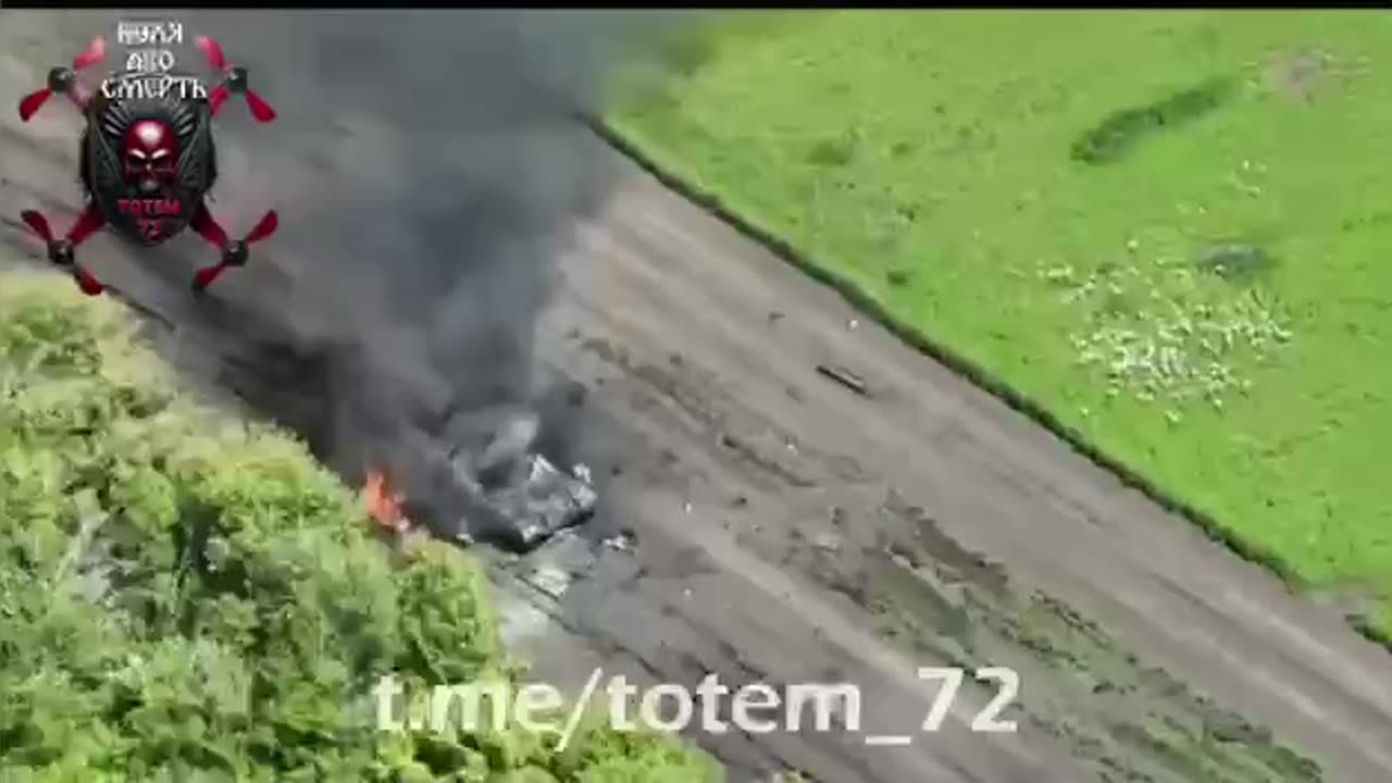 🔥 Detonation of Russian tank ammo as a result of FPV drone attack,