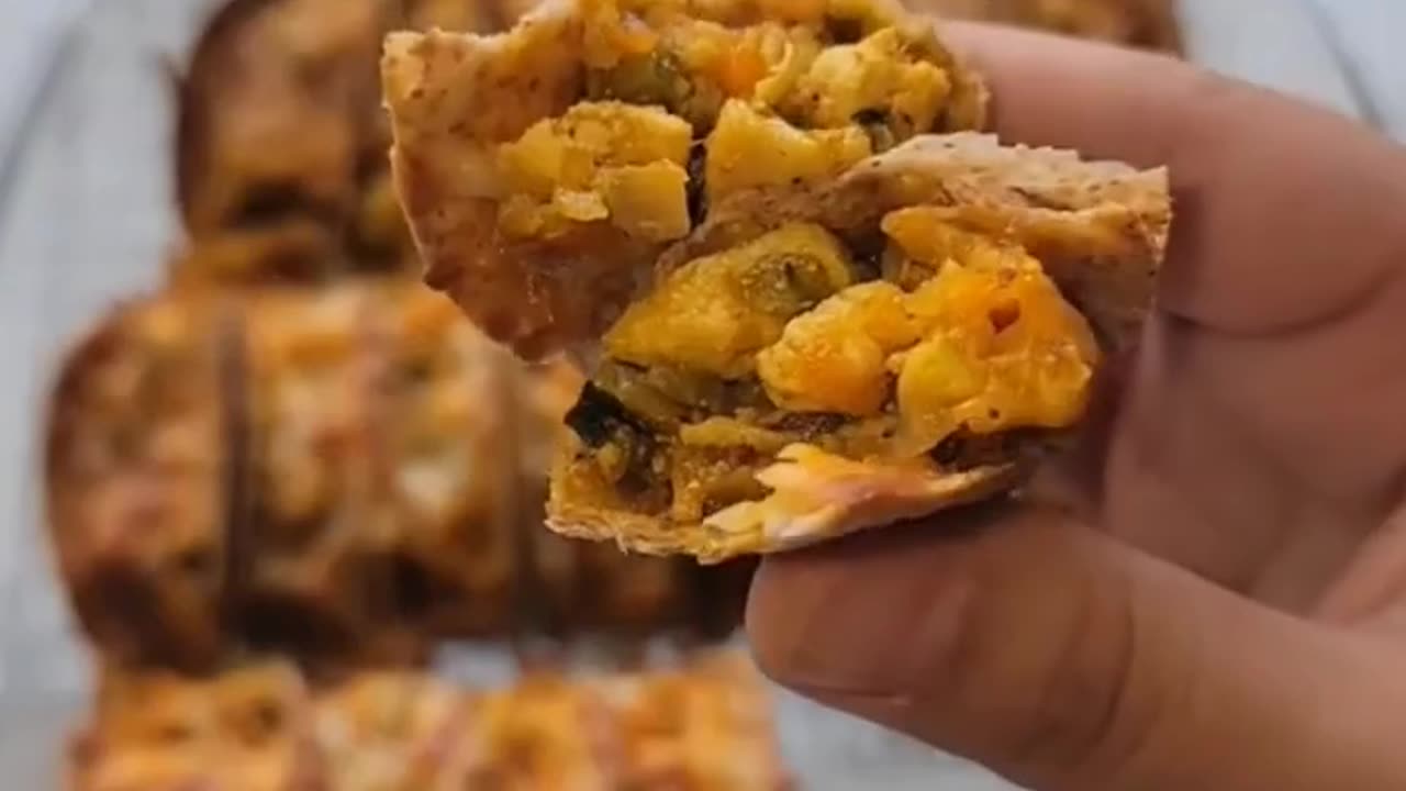 Mini tacos with chicken, easy and quick to prepare and very delicious 👌 - Morocco