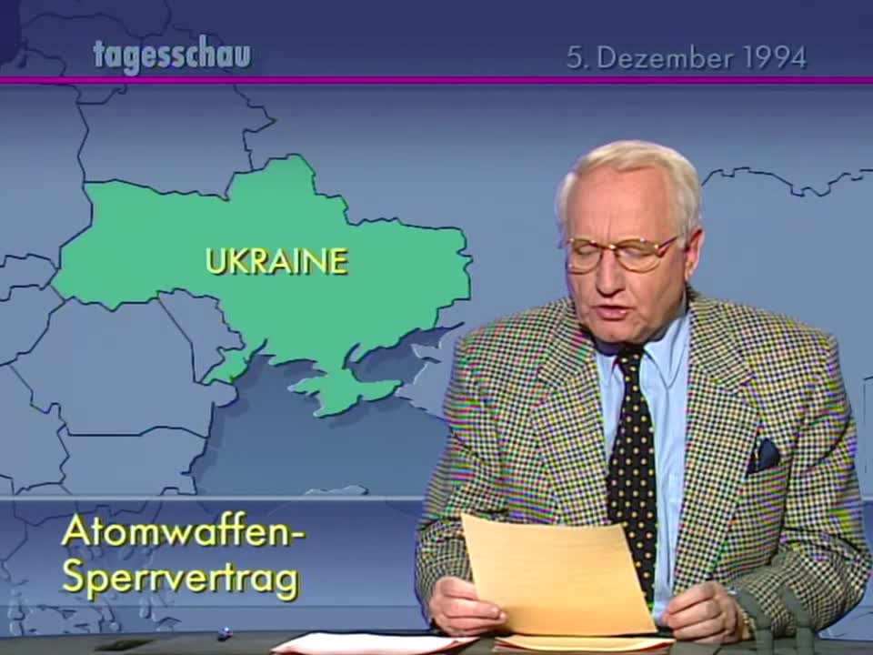 Tagesschau von 1994 zur Nato-Osterweiterung und der Ukraine.