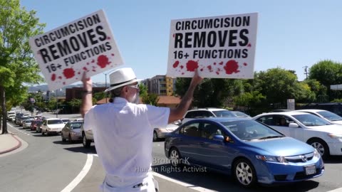 Bloodstained Men protest