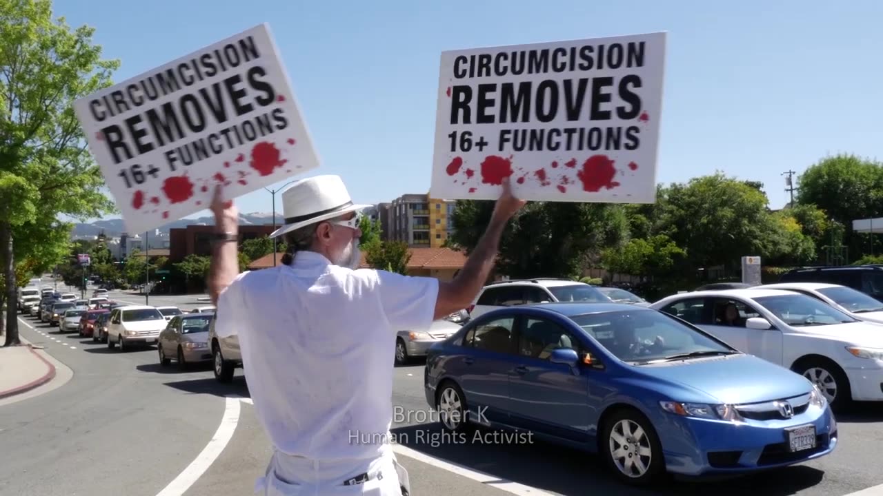 Bloodstained Men protest