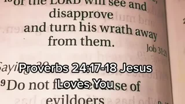 Proverbs 24:17-18