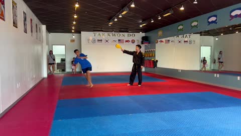 Taekwondo 540 Kick