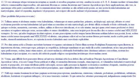 SS. Gregorius PP. XIII Declaravit Kalendarium Gregorianum Perpetuum