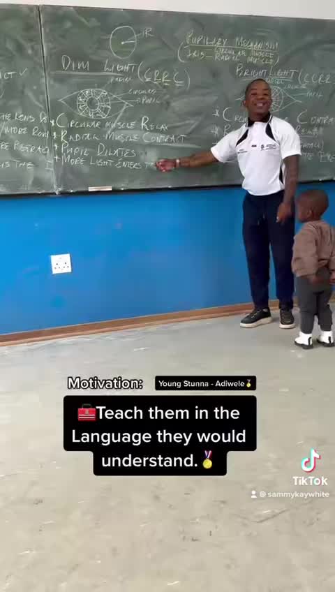 Tik Tok teaching sensation Samkelo Mhlophe