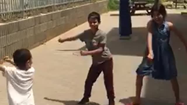 Kid shot