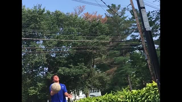 High-Flying Teen Bounces Wrong Off Trampoline and Has MASSIVE Wipe-Out