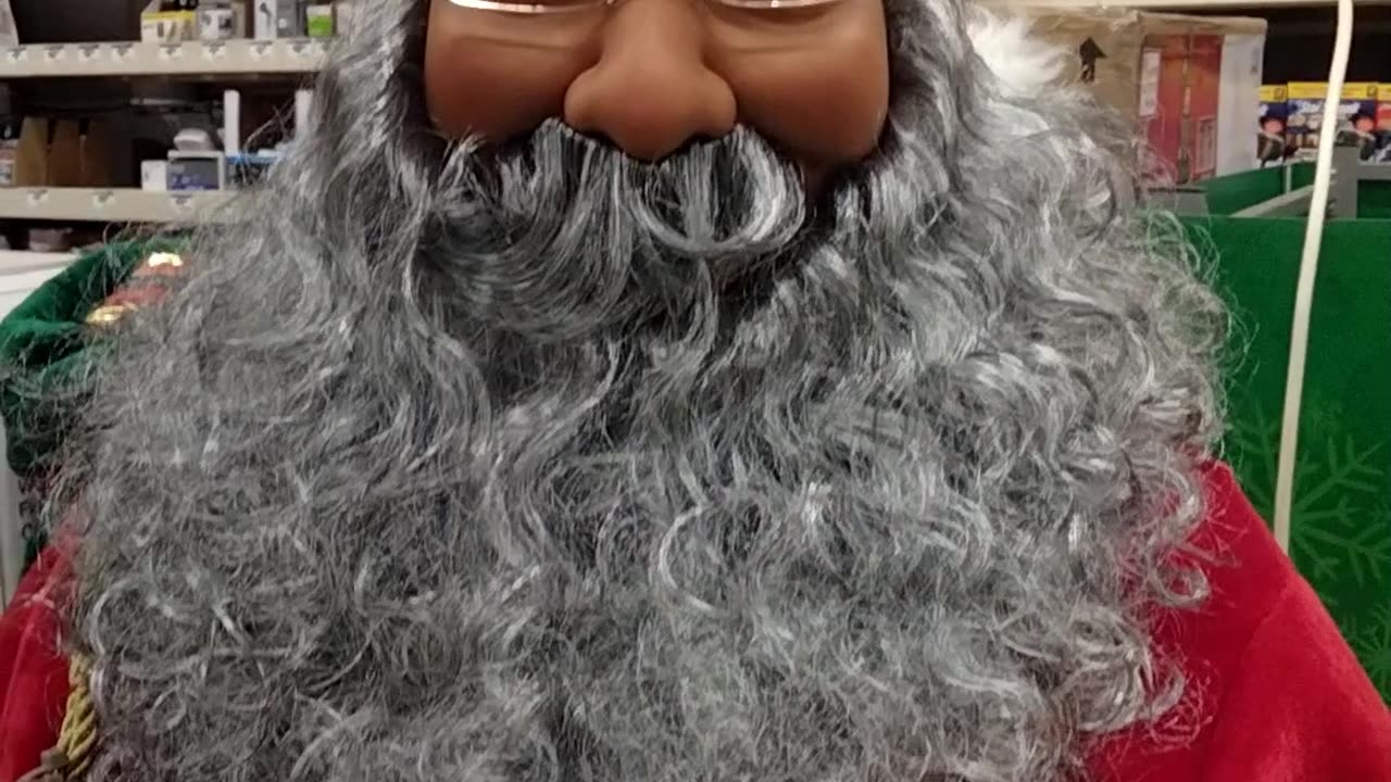 Found Black Santa Today.