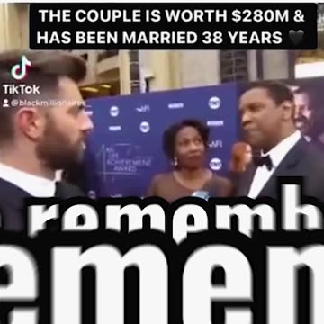 Denzel’s wife did this on their first date ❤️