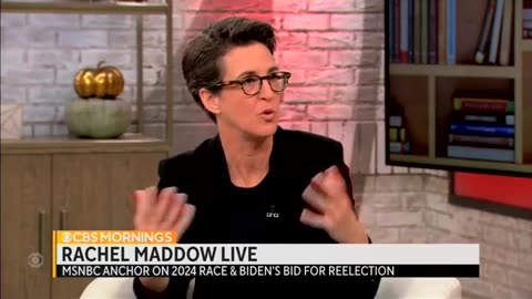 Sounds like Maddow is worried Biden is going to lose the 2024 election.