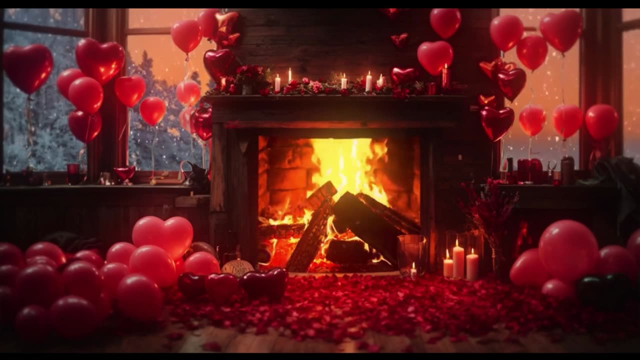 Valentines Fireplace