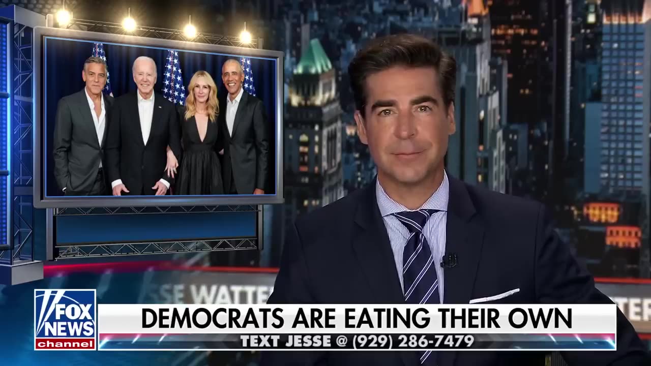 Jesse Watters The only Democrat smiling is Joe Biden