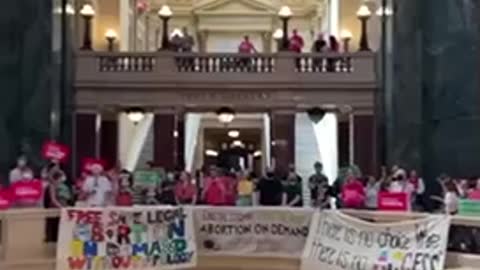 Isn't this an insurrection inside Wisconsin state Capitol?