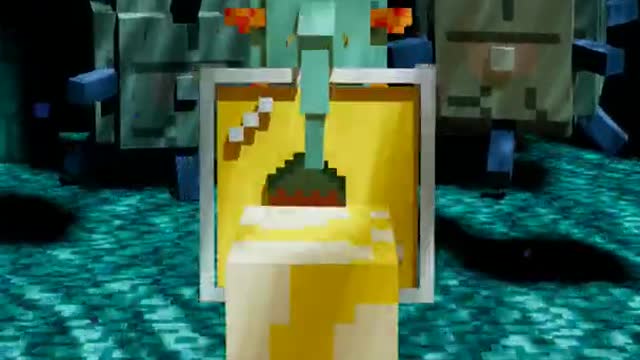 Minecraft Saving a Baby Guardian