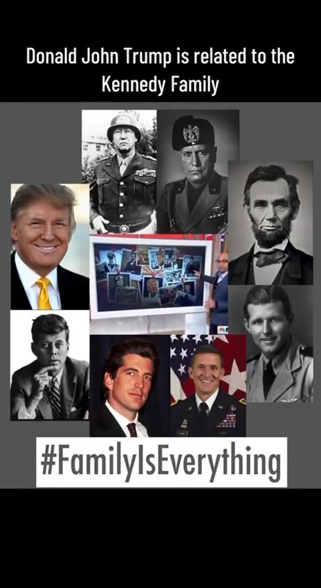 Donald John Trump is related to the Kennedy Family