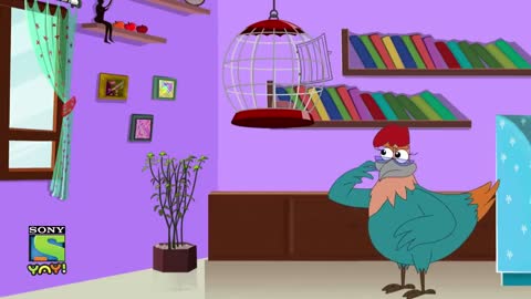 माजी को पढ़ाया पाठ - Honey Bunny Ka Jholmaal - Funny videos for kids in Hindi - बच्चों की कहानियाँ_p