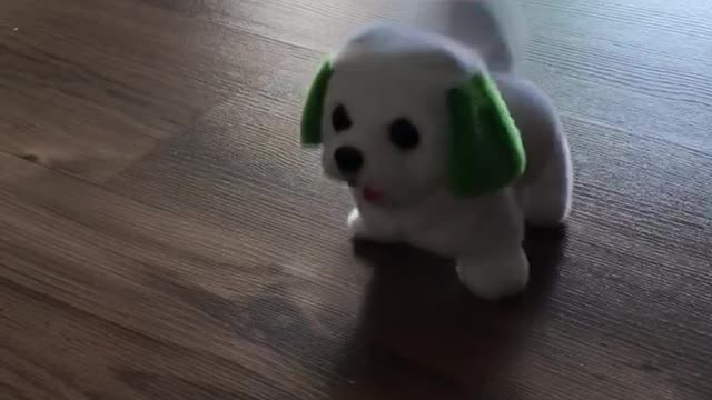 Moving dog doll