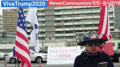 #FreedomRally#NeverEndOfKoreanWarDeclarationPeaceTreaty#NotBe2ndVietnam1975#NeverCommuinism#Owellian