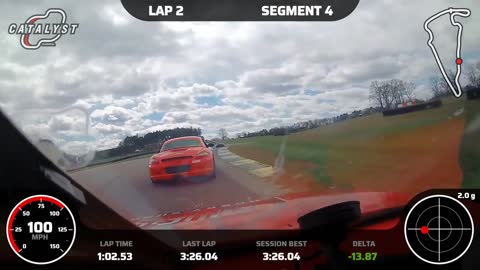 PCA VIR 2022 - Race 1 w/Garmin Overlay 4 laps