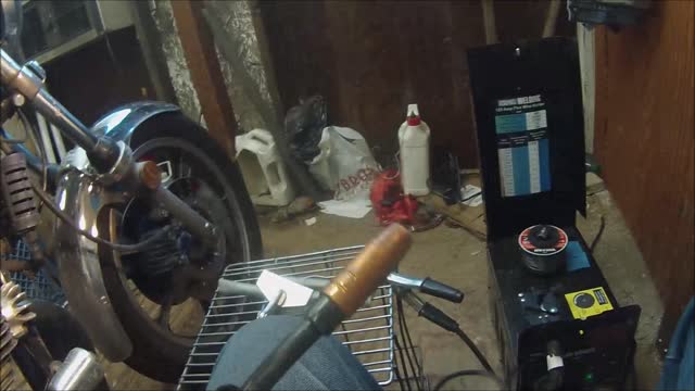 Setting up the welder