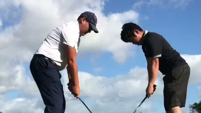 Here's how golfers perform their trust test