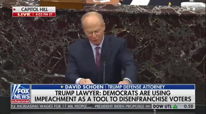 Trump Attorney Plays Video Compilation of Dems While They Have to Sit and Watch