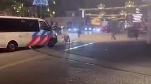 Muslim pogrom against Israelis in Amsterdam