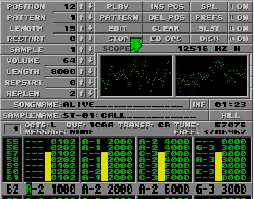 Amiga and Atari ST Protracker Music Mods - Alive