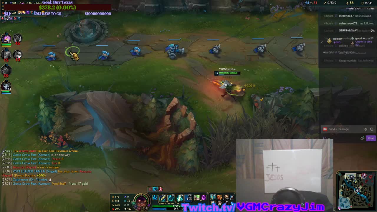 Shaco Clown run down by top 10 senna world mastery