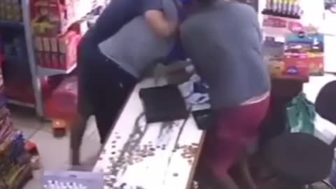 Robbers score a beat down.