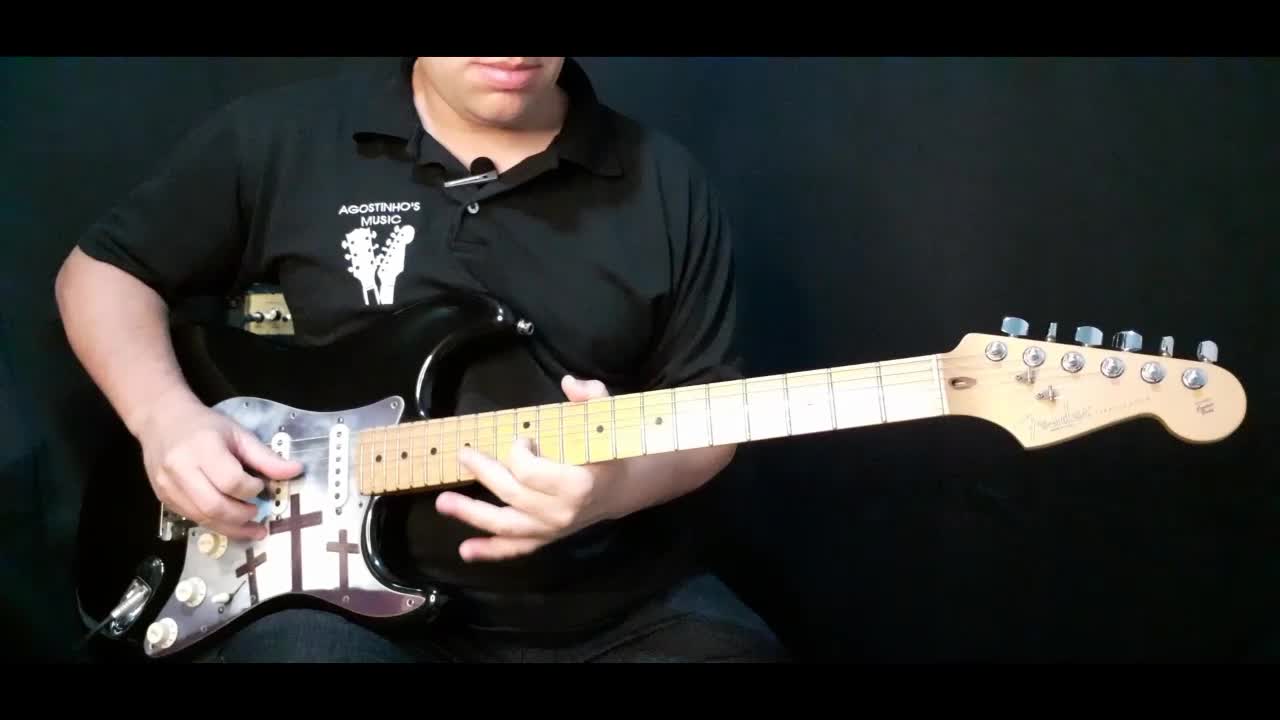 Aula - Down To The Waterline (Dire Straits) Solo Intro