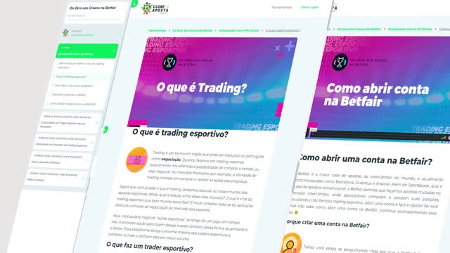 Do Zero aos Greens - Curso de Trading Esportivo do Clube da Aposta na Learning Bet