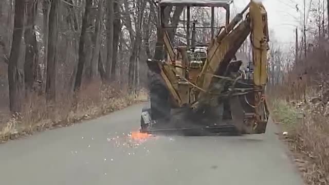 Flat Tire on a Heavy Trailer