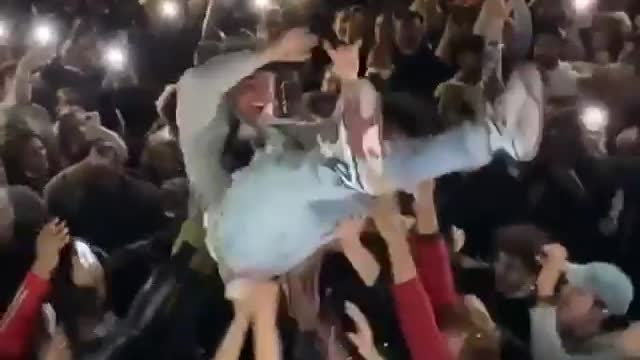 A Montrealer Went Full On Crowd Surfing In The Old Port This Weekend (VIDEO)