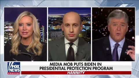 Stephen Miller and Kayleigh McEnany discuss the media protecting Joe Biden