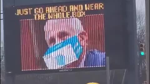 FUNNY Gas Station sign about Wearing Your Mask