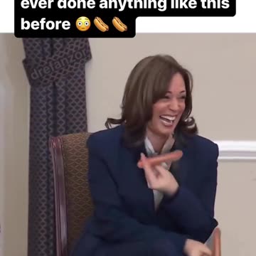 When asked Kamala toe Harris if she ever done anything like this before