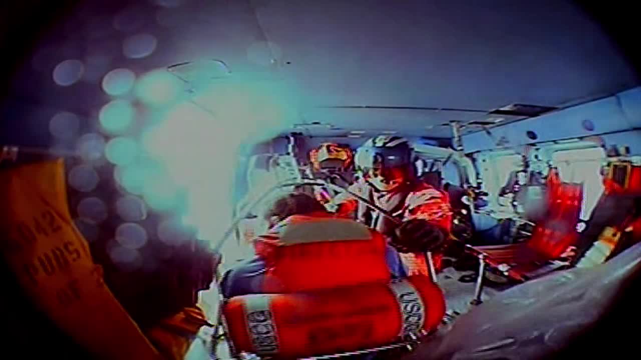 Coast Guard Air Station Cape Cod Medevacs fisherman 130 miles east of Cape Cod