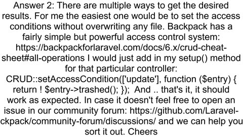 Laravel backpack overwrite update blade file for just one CRUD